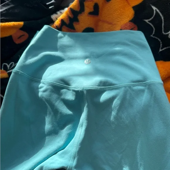 Lululemon Align Pant 28” Tidewater Teal (Tiffany Blue) – Size 4 – Lightly Worn - Picture 4 of 8